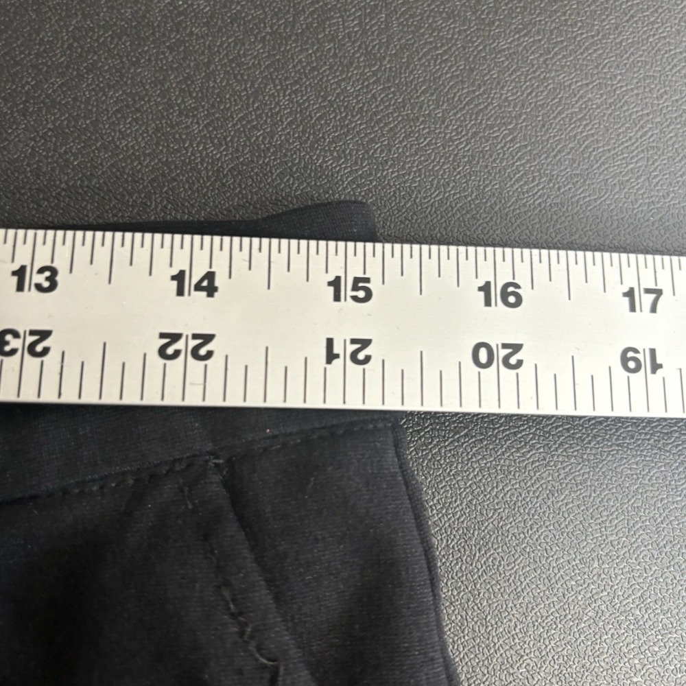 Banana Republic Women's Dress Pants Ankle Size 8 Black Flat Front - Picture 6 of 10
